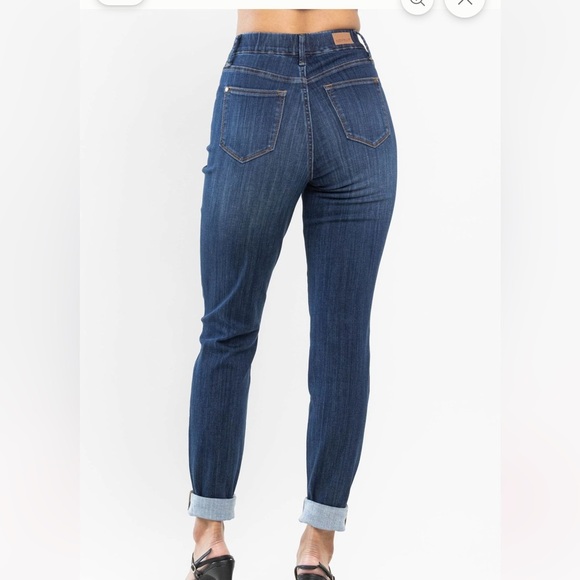New nwt Judy blue pull on cuffed Women's Jeans retail $69 - Picture 4 of 4